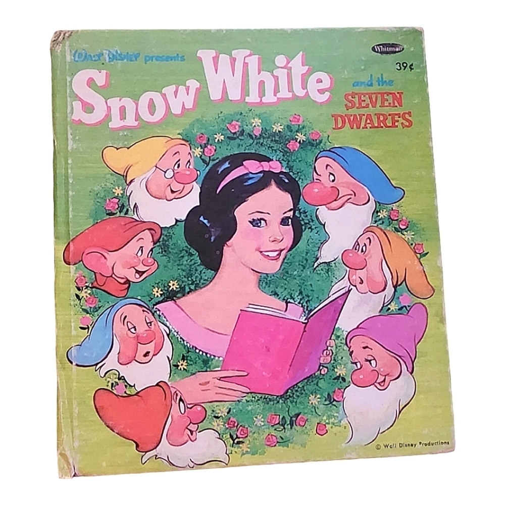💕Vintage 1957 Snow White and the Seven Dwarfs Tell-A-Tale Book